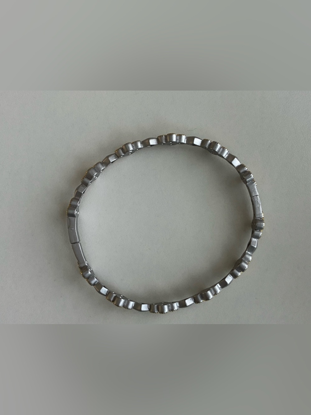 Freida Rothman Clover Hinged Bangle - Picture 9 of 10